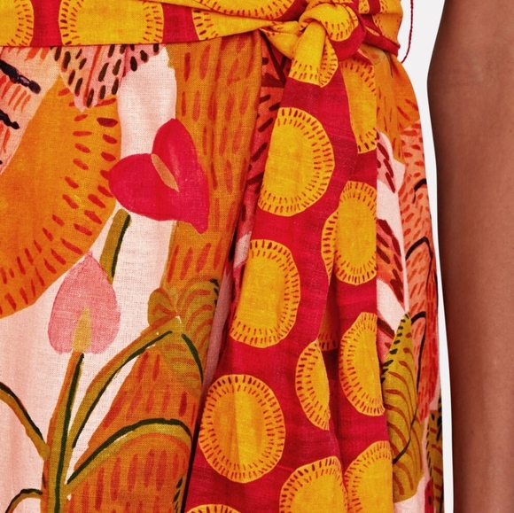 FARM Rio Summer Dream Linen-Blend Maxi Dress - Picture 4 of 4